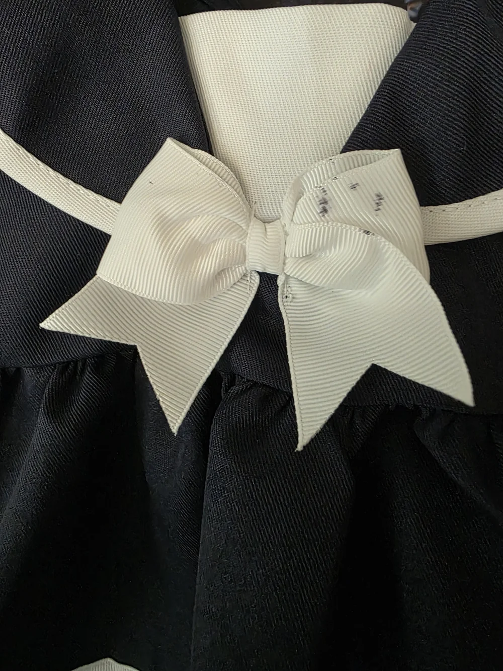 Rare Editions Navy and White Sailor Dress with Bow